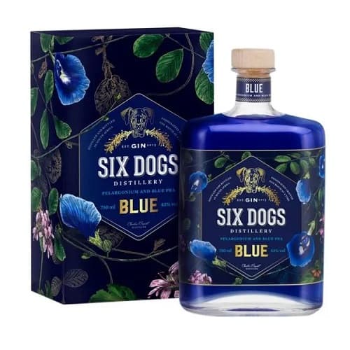 Six Dogs Blue Gin