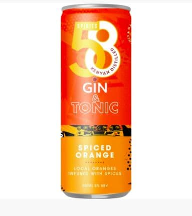 58 Gin & Tonic Spiced Orange 330ml